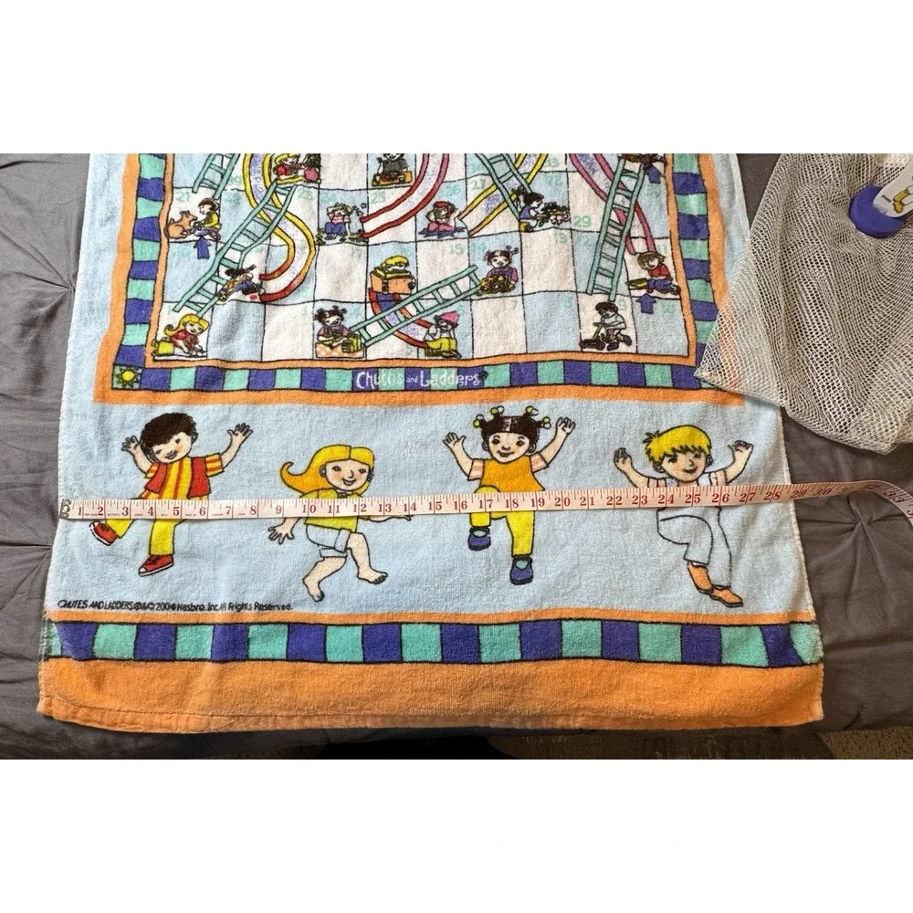 Chutes And Ladders Beach/Pool Towel With Game Pieces 57
